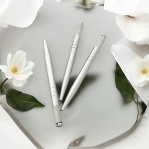 NWOT 3x Lightweight Silver Microblading Tattoo Pen Permanent Makeup Tool